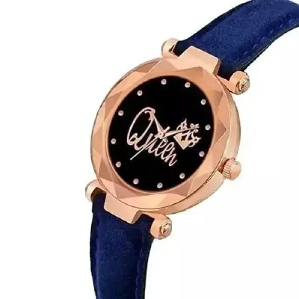 GR-Stylish Synthetic Leather Watches For Women [Low Budget Product]