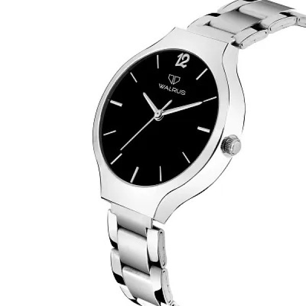GR-Stylish Black Watches For Women [Low Budget Product]