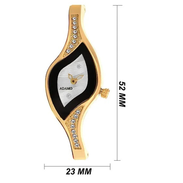 GR-Adamo Analog White Dial Women's Watch [Low Budget Product]