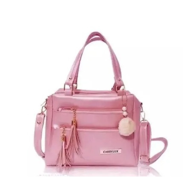 GR-Stylish Pink PU Handbags For Women [Low Budget ...