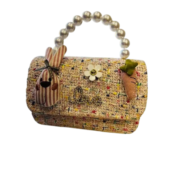 GR-Fancy Jute Mini Handbag For Women 