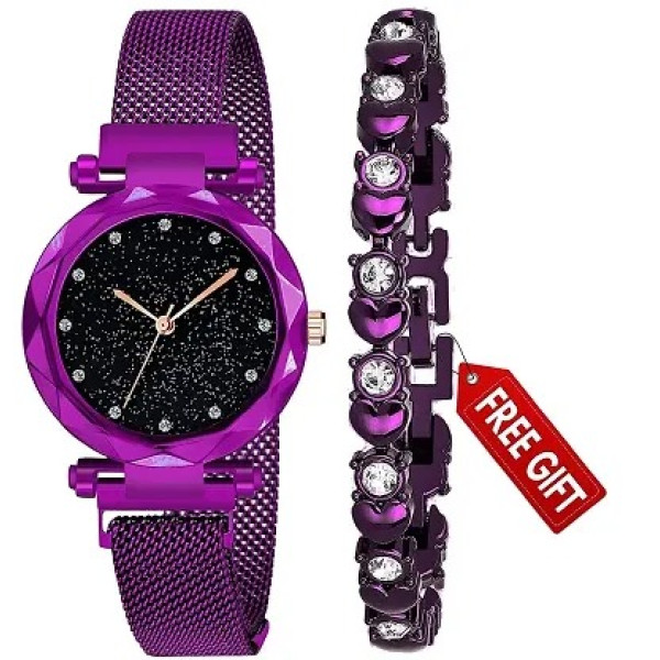 GR-Stylish Purple Watches For Women [Low Budget Pr...