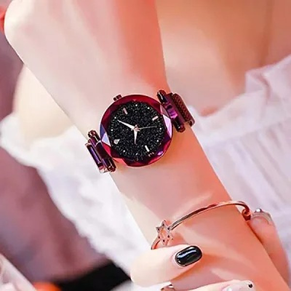 GR-Stylish Purple Watches For Women [Low Budget Product]