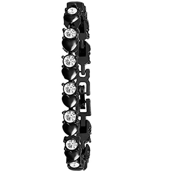 GR-Black Magnet Strap Analogue Women's Watch (Set of 2) [Low Budget Product]