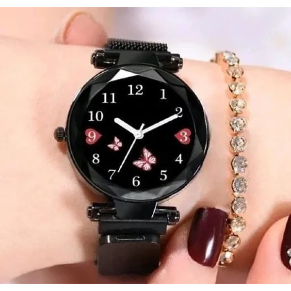 GR-Elegance Redefined: Dual-Time Beauty in Women's Watch Combo [Low Budget Product]