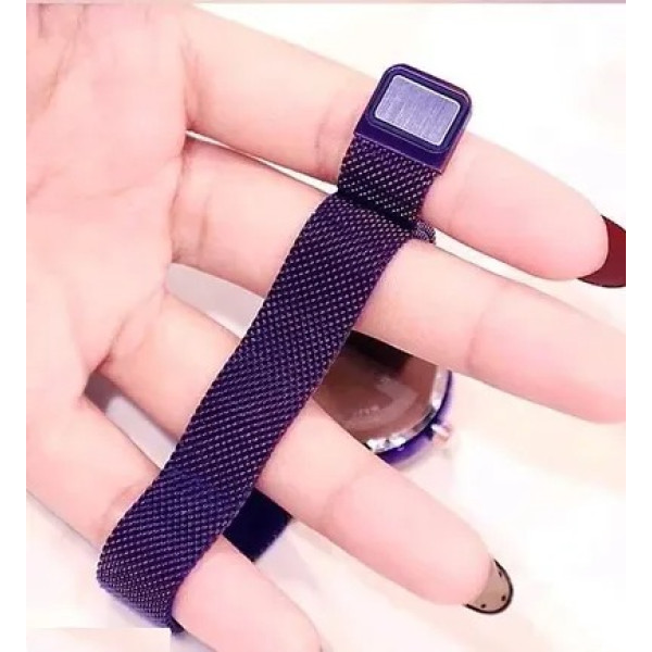 GR-Analogue Magnet Strap Sweet Heart Digital watch Combo for Women's (Pack of 2) [Low Budget Product]