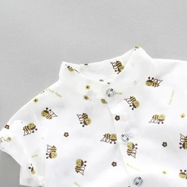 GR-Timeless Elegance for Tiny Tots: Classic Cotton Blend Shirt for Baby Kids [Low Budget Product]