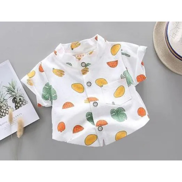 GR-Charm in Every Stitch: Classic Cotton Blend Shirts for Baby Chic [Low Budget Product]