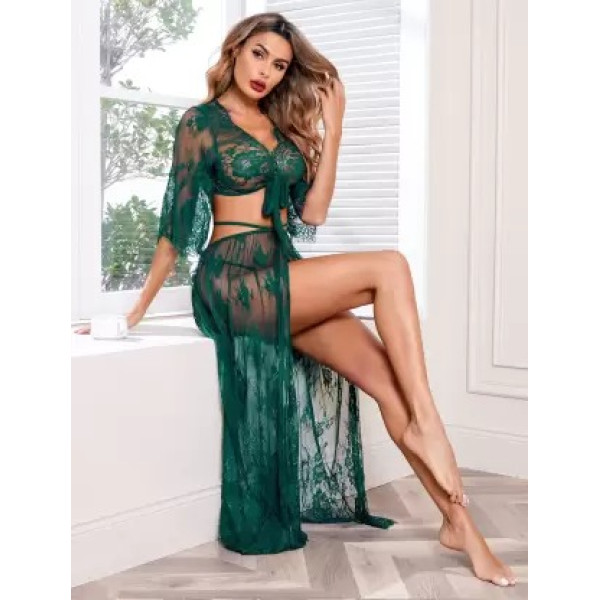 SN-Stylish Sheer Net Top and Skirt Set [Low Budget Product]