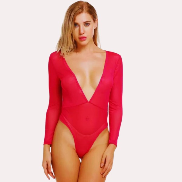 SN-Sheer and Opaque Bodysuit for Women [Premium Product]