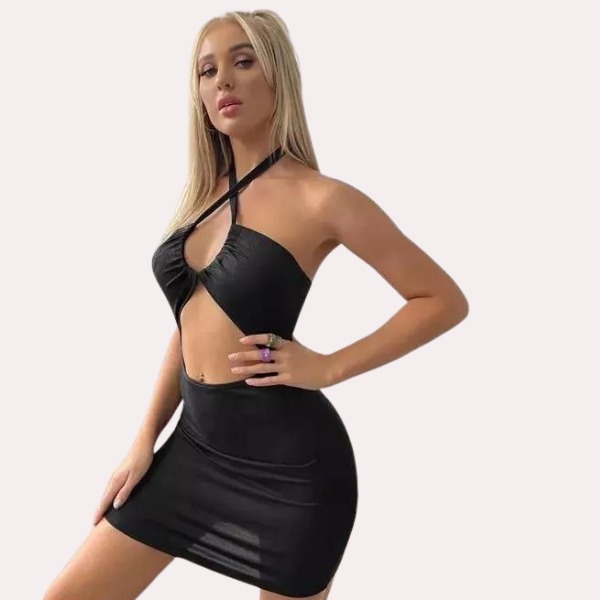 SN-Elegant Black Intimate Babydoll Dress [Premium Product]