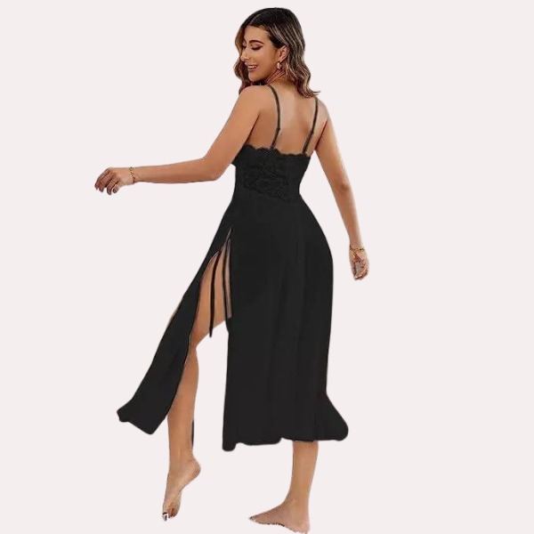 SN-Romantic Black Babydoll Nightwear [Premium Product]