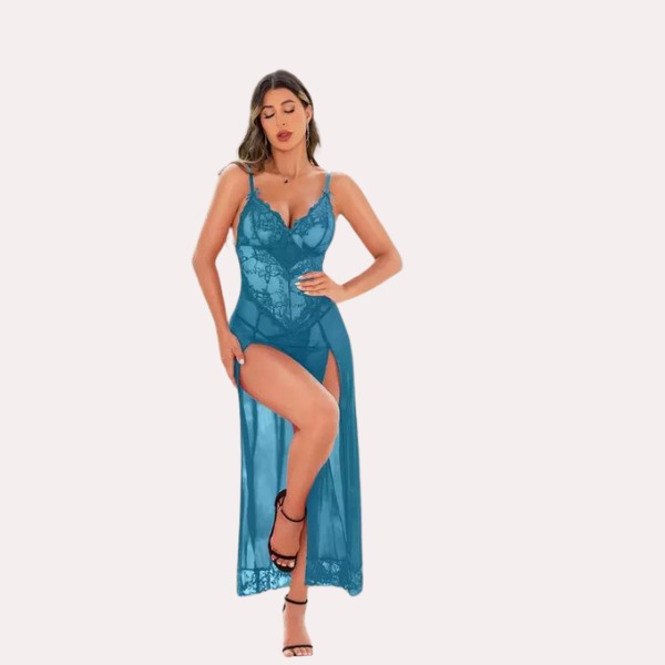 SN-Chic Women's Babydoll Lingerie in Blue [Premium...