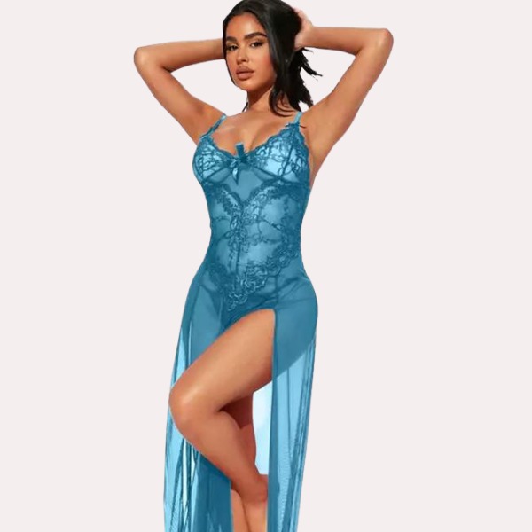 SN-Chic Women's Babydoll Lingerie in Blue [Premium Product]