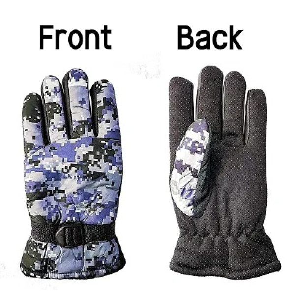 GR-Warm Snow and Wind Proof Winter Gloves for Men Protective Warm Hand Riding [Premium Product]