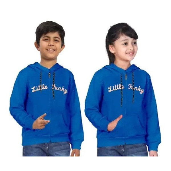 GR-Little Funky Kids Unisex Cotton Hoodies [Low Bu...