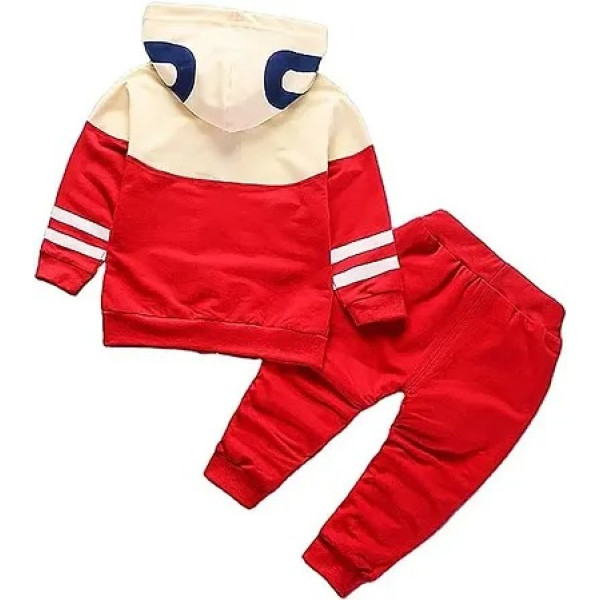 GR-Winter Wear Tracksuit Zip Up Hoodie Sweatshirts Jacket with Pants Clothing Set for Boys Girls [Premium Product]