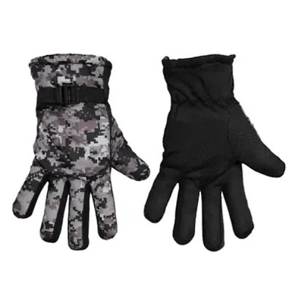 GR-Woolen Sports Printed Motorcycle Riding Hand Gl...