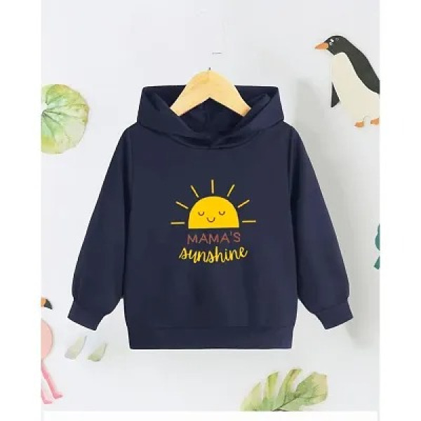 GR-Ocean Breeze Style: Trendy Navy Blue Sweatshirt for Fashionable Boys [Low Budget Product]