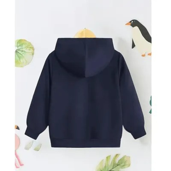 GR-Ocean Breeze Style: Trendy Navy Blue Sweatshirt for Fashionable Boys [Low Budget Product]