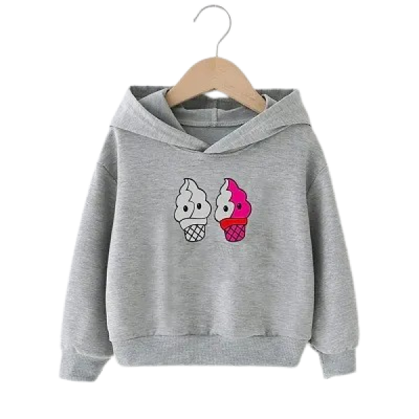 GR-Trendy Kids Grey Cotton Sweatshirt For Boys [Lo...