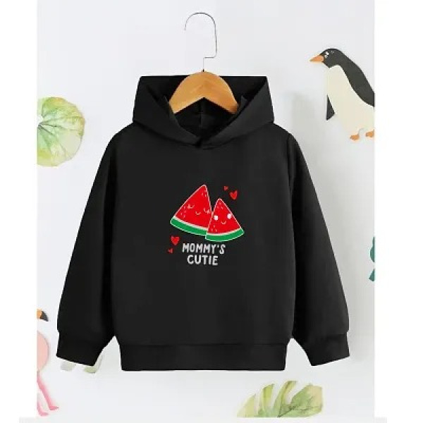 GR-Trendy Kids Black Cotton Sweatshirt For Boys [Low Budget Product]