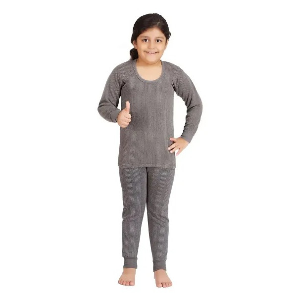 GR-Deep Neck Winter Thermal Set of Top Trouser for...