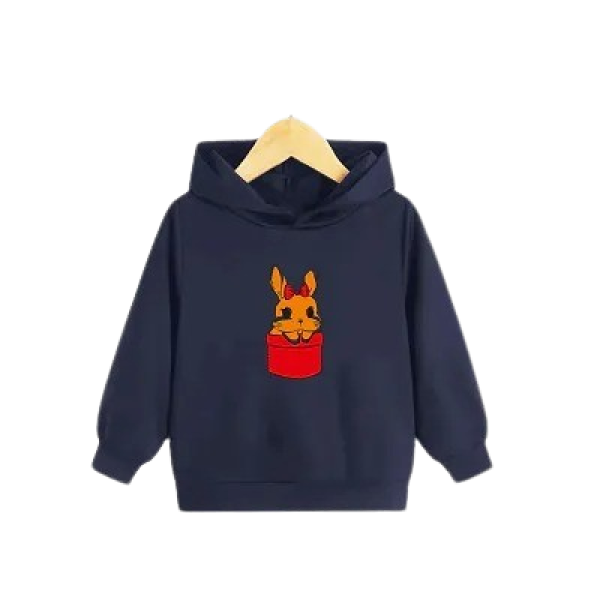 GR-Trendy Kids Navy Blue Cotton Sweatshirt For Boy...