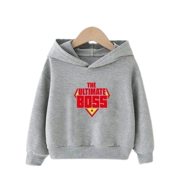 GR-Trendy Kids Grey Cotton Sweatshirt For Boys [Lo...