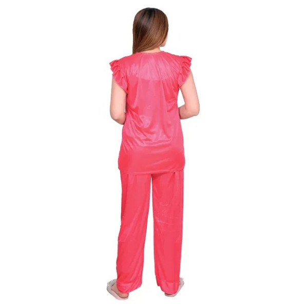 GR-Stylish Stain Night suit For Women [Low Budget Product]