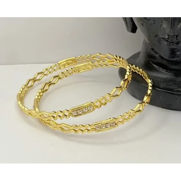 GR-Radiant Duets: Stylish and Elegant Pair of Bangles [Low Budget Product]