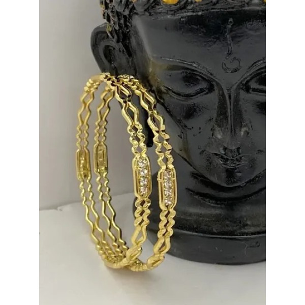 GR-Radiant Duets: Stylish and Elegant Pair of Bangles [Low Budget Product]