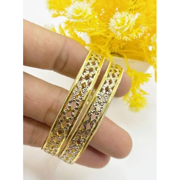 GR-Stylish and Elegant Pair of Bangles (1 Pair of Bangles) [Low Budget Product]