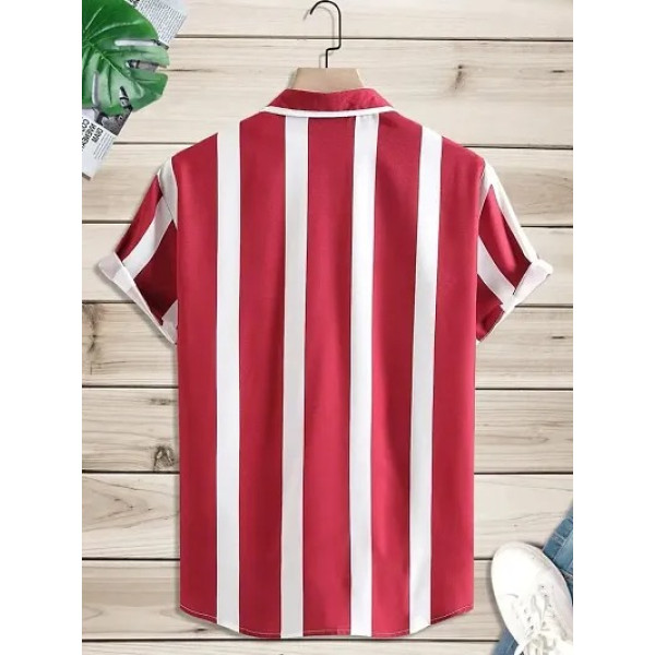 GR-Multicoloured Lyocell Casual Shirts For Men [Low Budget Product]