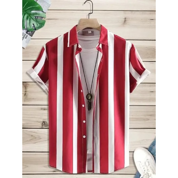 GR-Multicoloured Lyocell Casual Shirts For Men [Low Budget Product]