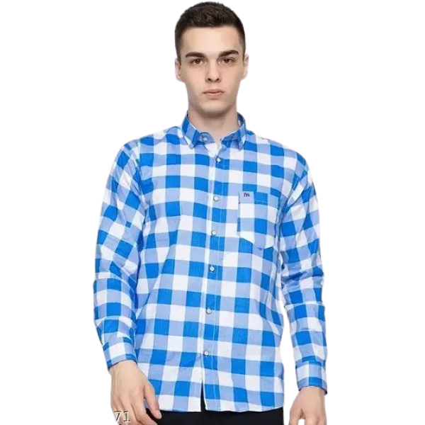 GR-Bold Statements: Multicoloured Cotton Checked C...