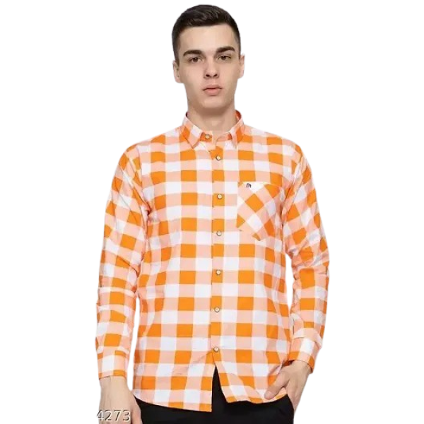 GR-Vibrant Checks: Multicoloured Cotton Checked Ca...