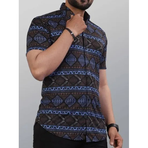 GR-Fancy Lycra Shirts for Men [Low Budget Product]