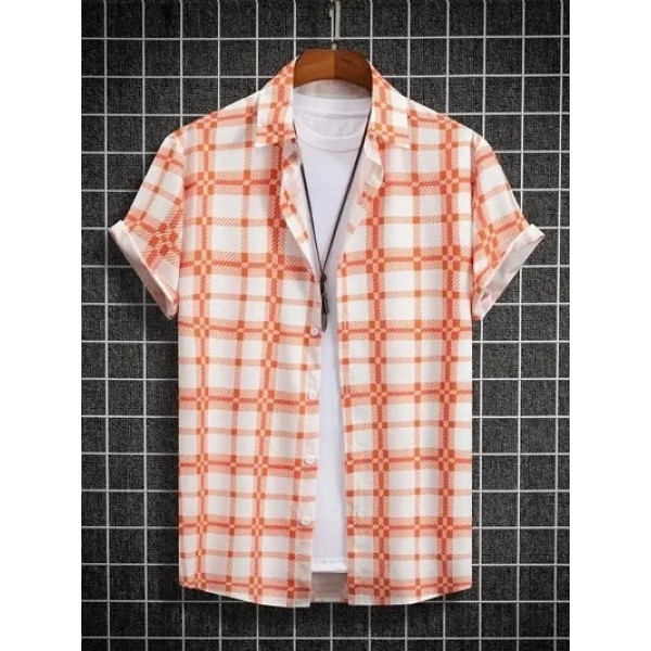 GR-Multicoloured Lyocell Casual Shirts For Men [Low Budget Product]