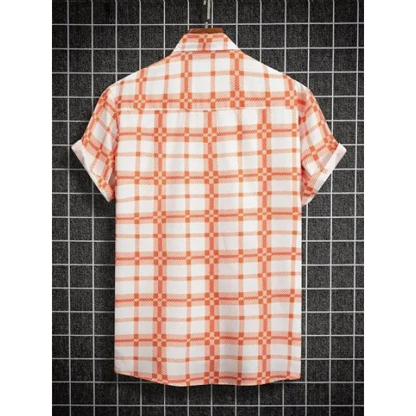 GR-Multicoloured Lyocell Casual Shirts For Men [Low Budget Product]