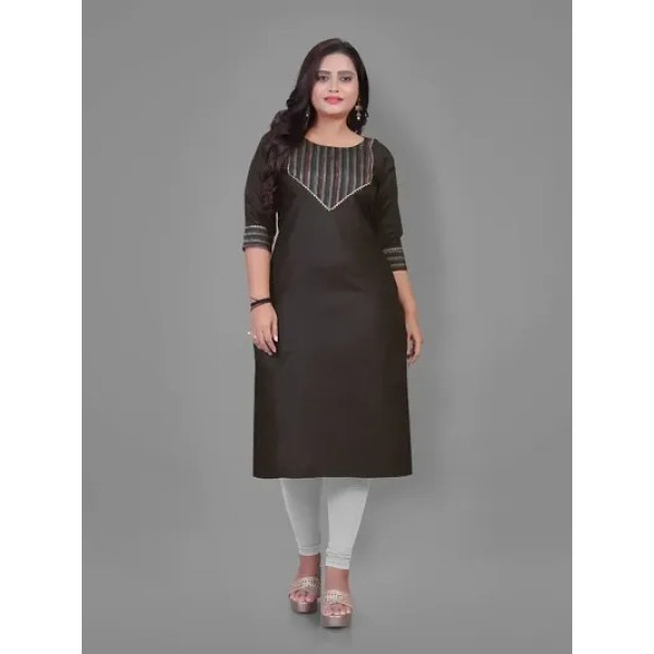 GR-Elegant Cotton Blend Woven Design Kurta: Embrac...