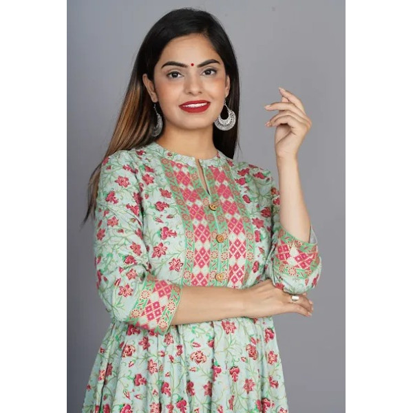 GR-Timeless Women's Anarkali Kurta [Low Budget Product]
