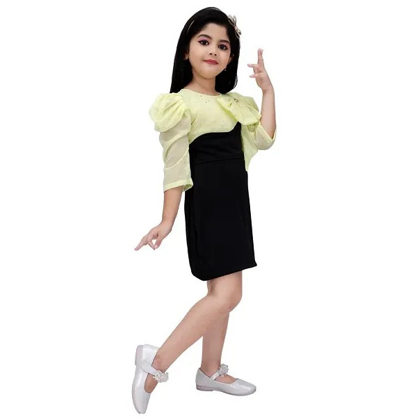 GR-Elegant Georgette Dresses for Girls [Low Budget Product]