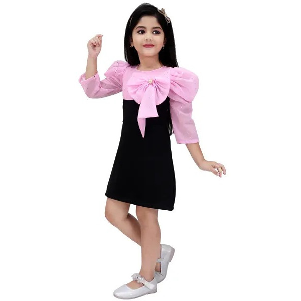 GR-Timeless Georgette Dresses for Girls [Low Budget Product]