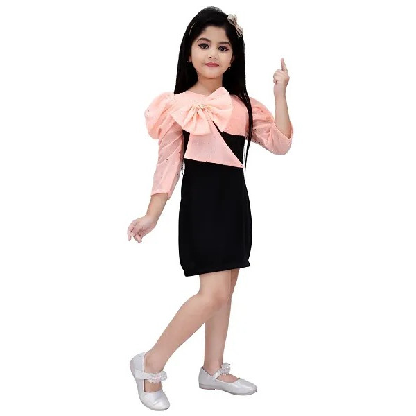 GR-Elegant Georgette Dresses for Girls [Low Budget Product]
