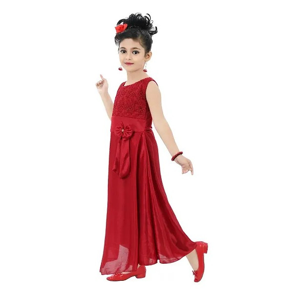 GR-Elegant Party Dresses for Girls [Low Budget Product]