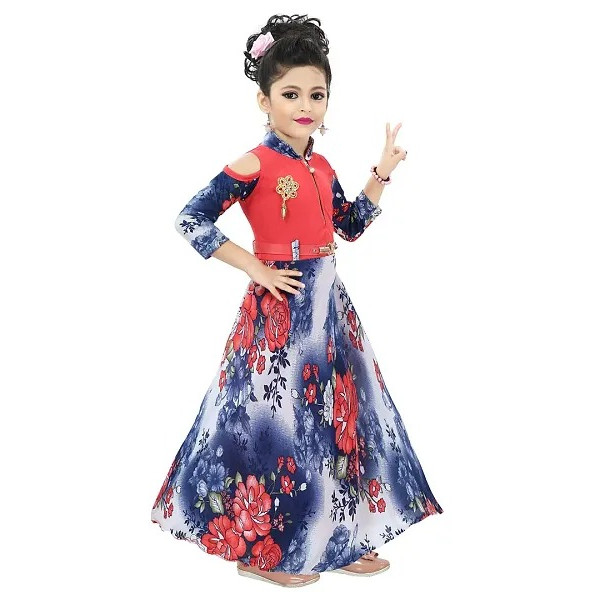 GR-Elegant Party Dresses for Girls [Low Budget Product]