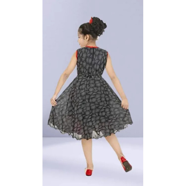 GR-Elegant Black Linen Dress [Low Budget Product]