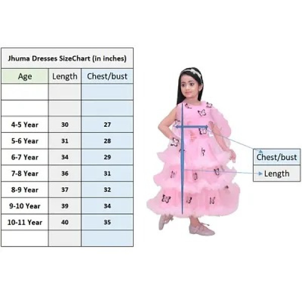 GR-Elegant Net Gown for Girls [Low Budget Product]