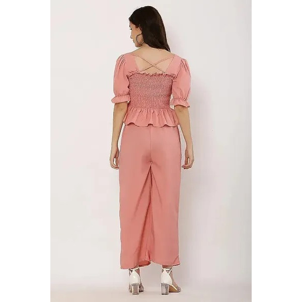 GR-Elegant Women's Crop Top and Bottom Set [Low Budget Product]